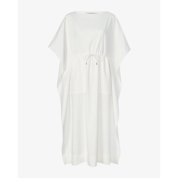 MM Lafleur | The Freedlund Caftan - Double-Faced Linen Dress ~ M - Picture 7 of 12